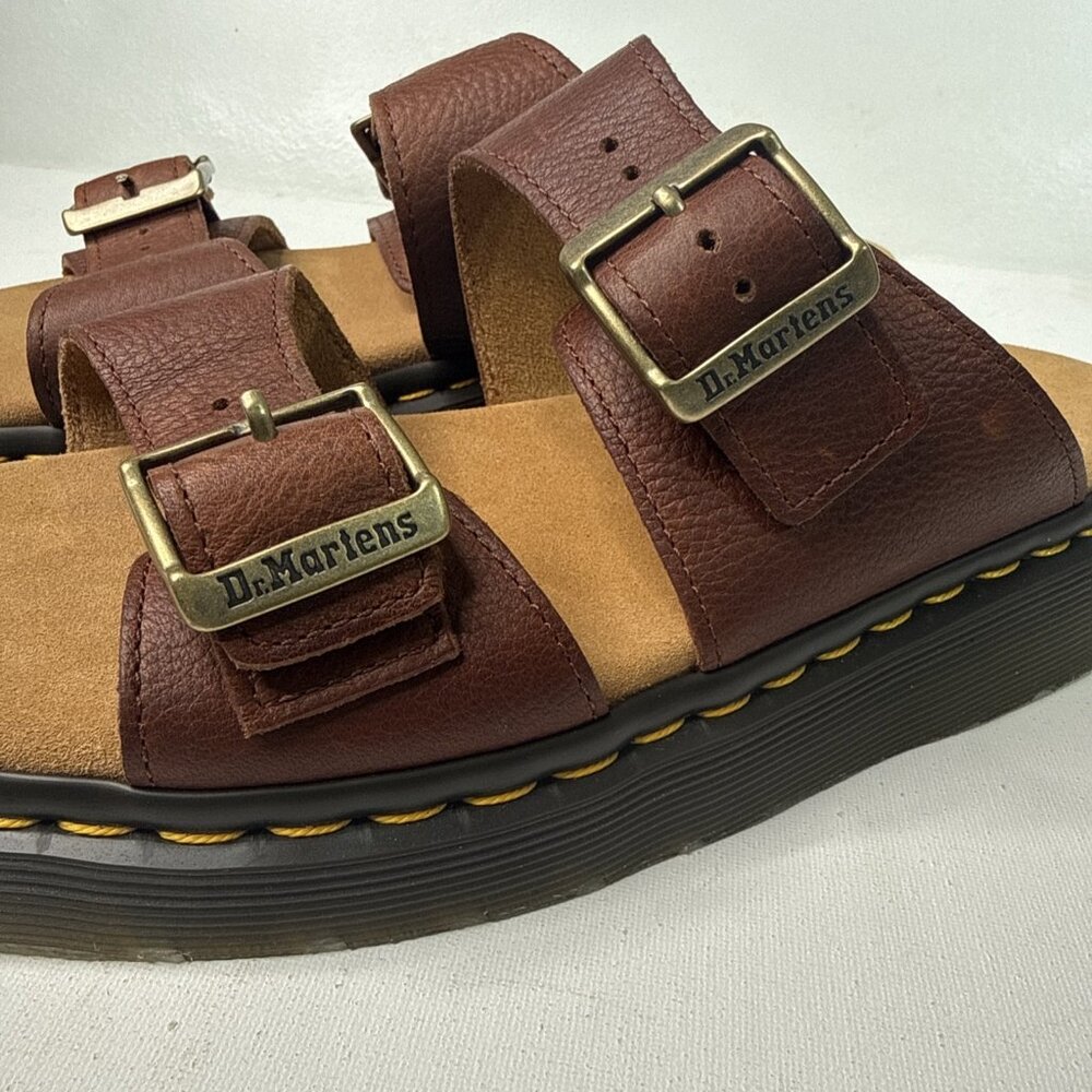 Unisex Sandals Dr. Martens Josef Size 9 Brown Airwair - Picture 3 of 8